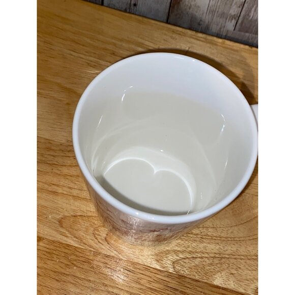 ED Ellen Degeneres Royal Doulton Holiday Accent Coffee Mug Faith Laugh Happiness - Picture 5 of 6